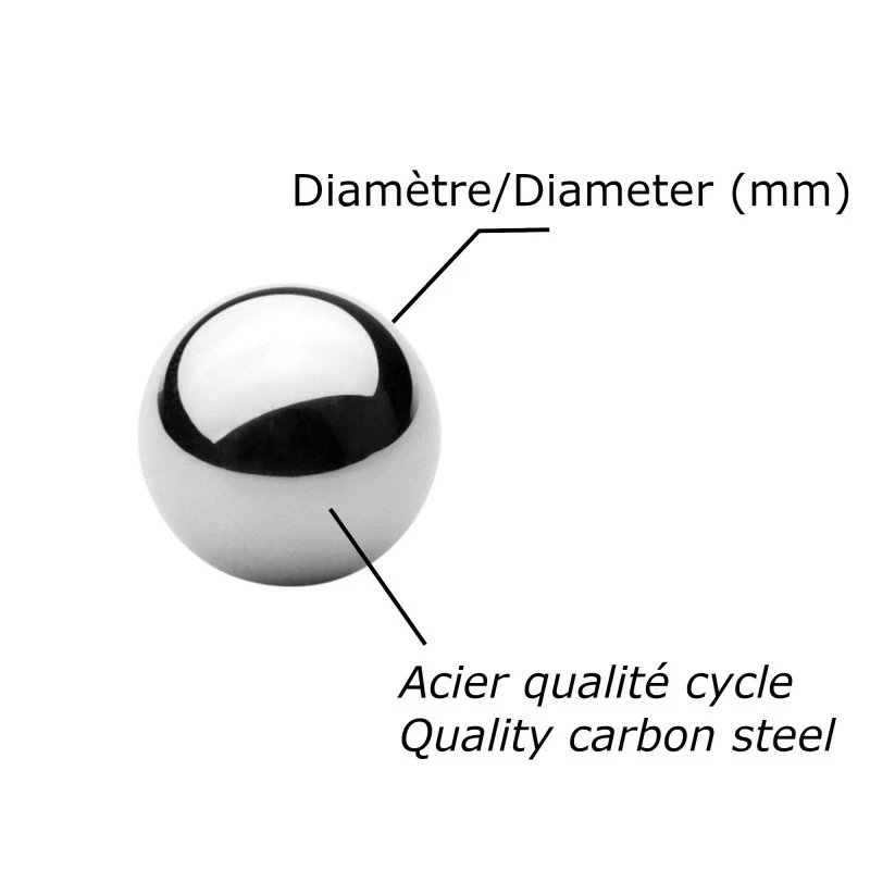 Acier Galvanisé 10x Billes Acier Roulement Cage Bille Vélo Pédalier Direction Cyclo Tondeuse – Image 2