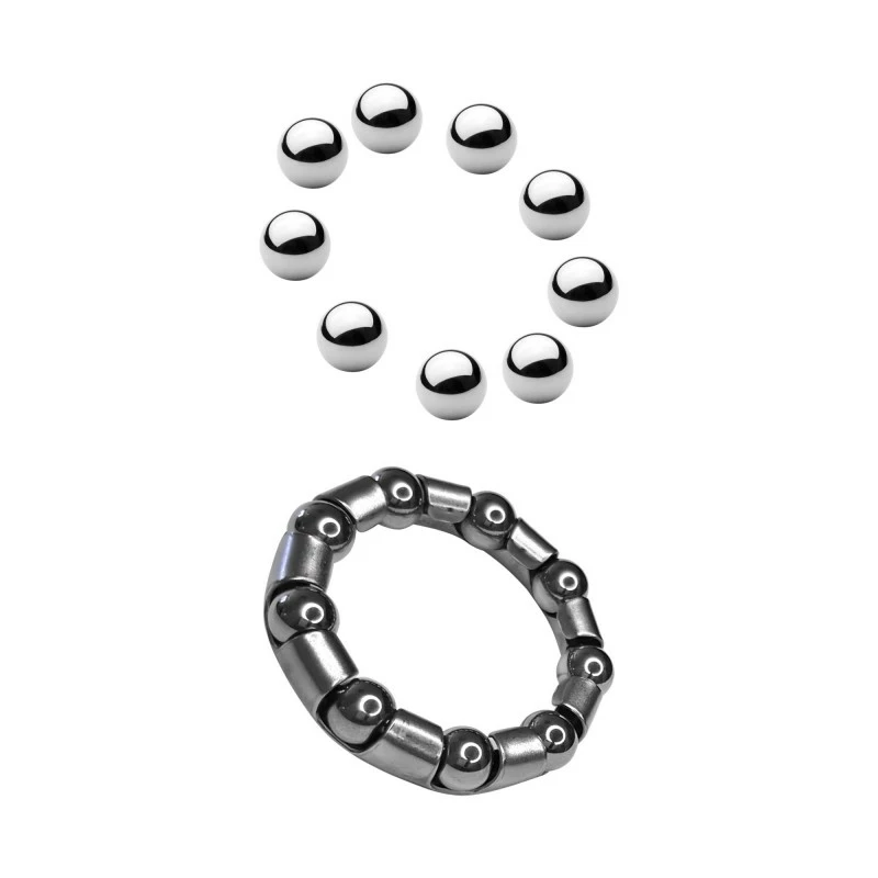 Acier Galvanisé 10x Billes Acier Roulement Cage Bille Vélo Pédalier Direction Cyclo Tondeuse – Image 3