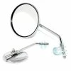 1x RETROVISEUR VELO ROND 75MM CHROME GAUCHE DROIT VINTAGE GUIDON VILLE ROUTE