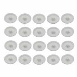 20x CACHE VIS PLASTIQUE BLANC CRUCIFORME T2 POZIDRIV CAPUCHON