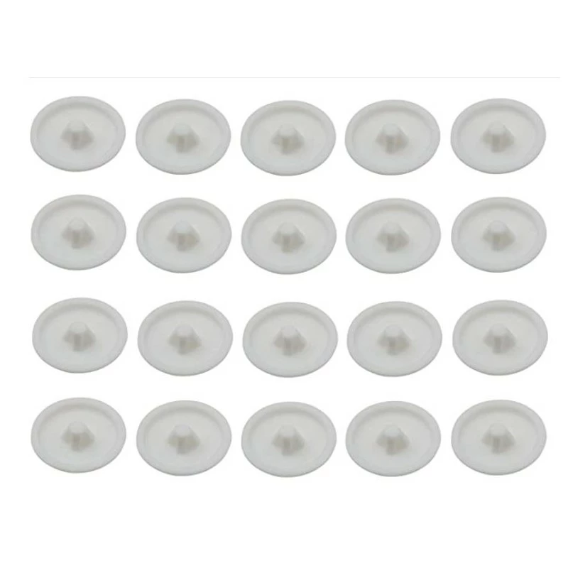 20x CACHE VIS PLASTIQUE BLANC CRUCIFORME T2 POZIDRIV CAPUCHON