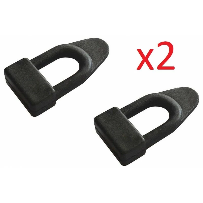 2x Attache Cache Volant / Capot Cyclomoteur Solex 2200 3300 3800 5000 Bride Caoutchouc