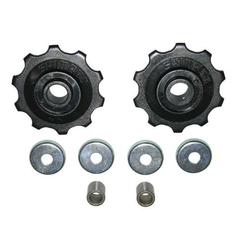 Plastique 2x GALET SHIMANO Ø38MM 10 DENTS COMPATIBLE DERAILLEUR 6-8 VITESSES TY05-30 VELO