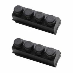 Elastomère 2x PATINS DE FREIN AVANT SOLEX GOMME NUE 40MM TYPE 3800 2200 5000