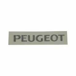 Autocollant Sticker PEUGEOT 19x150mm NOIR SELLE CAROSSERIE