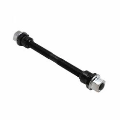 Acier Galvanisé AXE DE Roue Velo Universel 9x141 MM MOYEU Avant Plein VTT Route BMX Fixie SINGLESPEED Argent Vintage Ancien ECROU 9MM 141MM