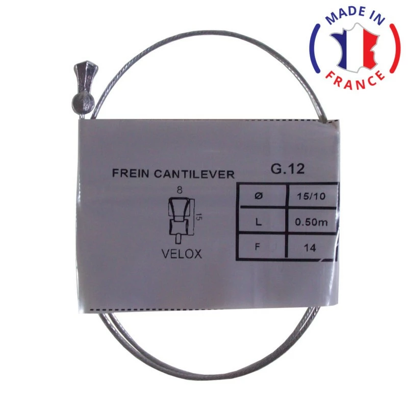Acier Galvanisé Câble De Frein Type CANTILEVER D8 L15 D1.5 L0.5