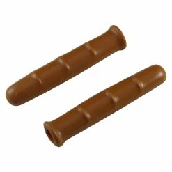 Elastomère Couvre Levier De Frein Vintage Marron Lisse 85mm