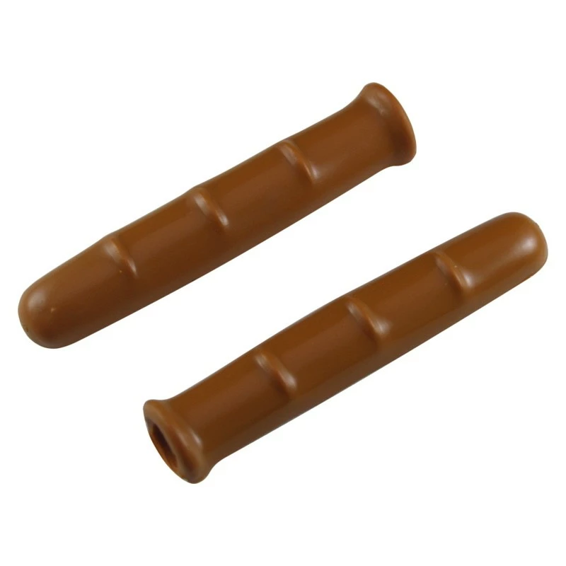 Elastomère Couvre Levier De Frein Vintage Marron Lisse 85mm