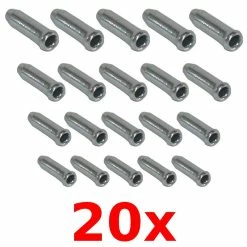 Aluminium Embouts De Câble Frein Et Dérailleur (kit De 20)