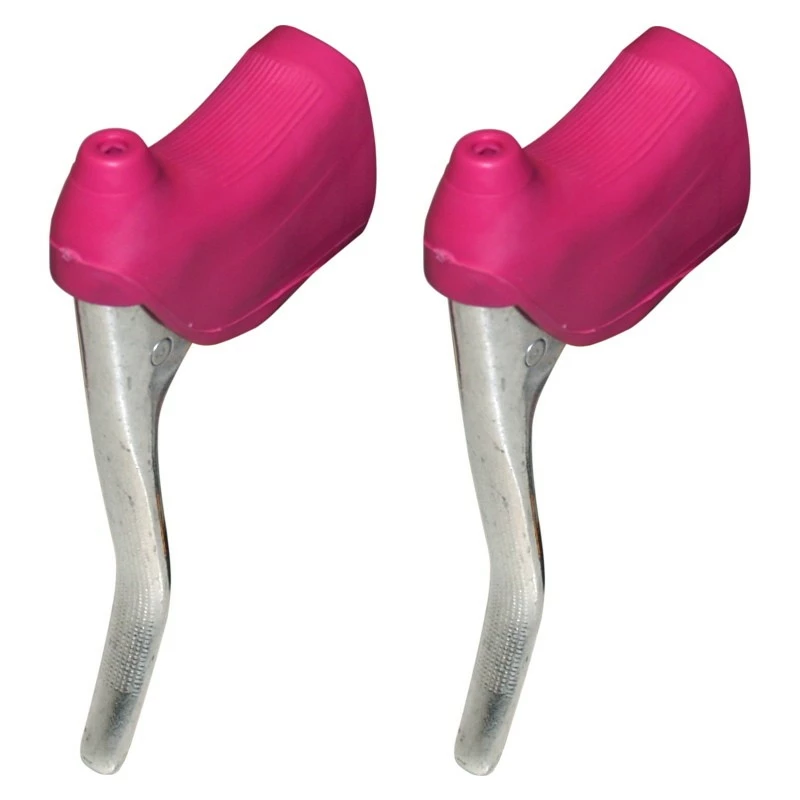 Aluminium KIT LEVIER DE FREIN ET REPOSE MAIN PAIRE COCOTTE VINTAGE VELO COURSE 22.2MM ALU – Image 6