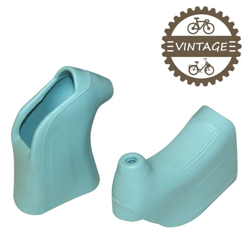 Aluminium KIT LEVIER DE FREIN ET REPOSE MAIN PAIRE COCOTTE VINTAGE VELO COURSE 22.2MM ALU – Image 10