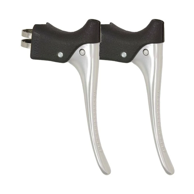 Aluminium Et Plastique (rigide) Leviers De Frein Course Noir 120 Mm