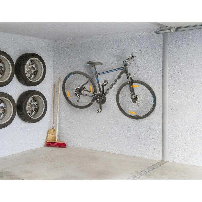 Acier Et Plastique Range Vélo Support Mural Rangement Porte Cycle Universel Route Ville Vtt – Image 3