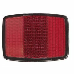 Plastique Réflecteur Arrière Rouge Rectangulaire