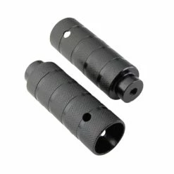 Acier Galvanisé Repose Pied Noir BMX D10 L110 Moleté Fileté (paire)