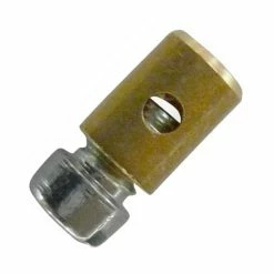 Laiton SERRE CABLE 4MM 5.6MM UNIVERSEL ACCELERATEUR GAZ CYCLO MOBYLETTE VELO BICYCLETTE MOTO TONDEUSE