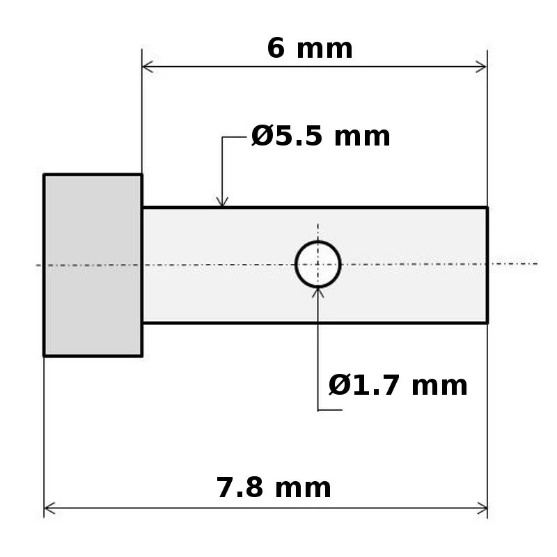 Laiton SERRE CABLE 5.5MM 6MM UNIVERSEL PG 50 CIAO PX VELO MOBYLETTE CYCLO BICYCLETTE MOTO TONDEUSE FREIN ACCELERATEUR GAZ – Image 2