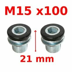 Acier Inoxydable Vis De Serrage Manivelle M15x100