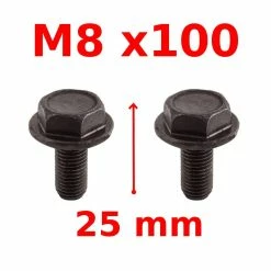 Acier Galvanisé Vis De Serrage Manivelle M8x100